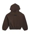Essentials Cotton-blend Logo Hoodie In Grey
