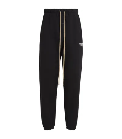 Essentials Cotton-blend Logo Sweatpants In Black