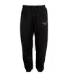 Essentials Cotton-blend Logo Sweatpants In Black