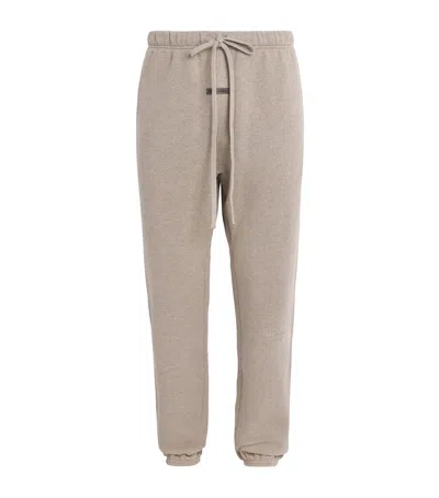 Essentials Cotton-blend Logo Sweatpants In Gray