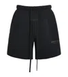 Essentials Cotton-blend Logo Sweatshorts In Black