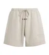 Essentials Cotton-blend Logo Sweatshorts In Neutral