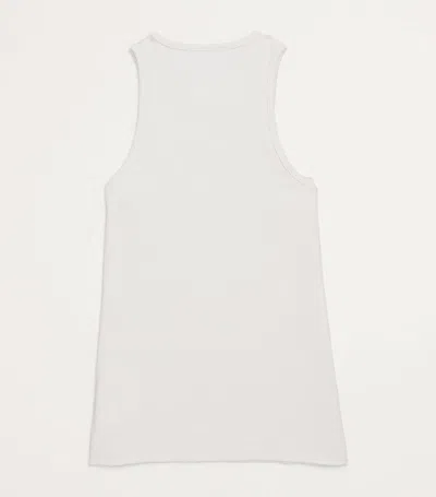 Essentials Fear Of God  Kids Cotton-blend Logo Tank Top (2-16 Years) In White