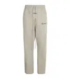 Essentials Cotton-blend Open-cuff Sweatpants In Gray