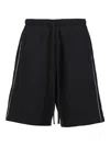 Essentials Cotton Blend Running Shorts In Black