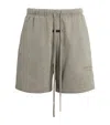Essentials Cotton-blend Soccer Shorts In Gray