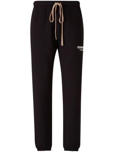 Essentials Cotton-blend Track Trousers In Black