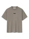 Essentials Gray Crewneck T-shirt In Gray