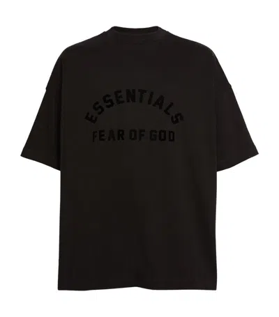 ESSENTIALS FEAR OF GOD ESSENTIALS COTTON LOGO T-SHIRT