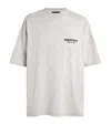 Essentials Cotton Logo T-shirt In Grey