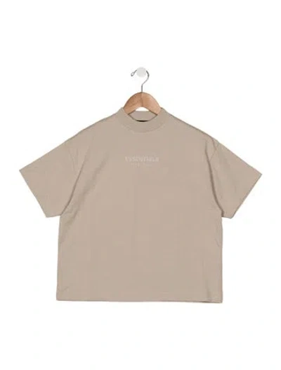 Pre-owned Essentials Kids' Cotton Neutral Casual Short Sleeve T-shirt In Neutrals