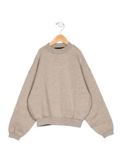 Pre-owned Essentials Kids' Cotton Neutral Casual Sweatshirt In Neutrals