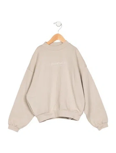 Pre-owned Essentials Kids' Cotton Neutral Sweatshirt In Neutrals