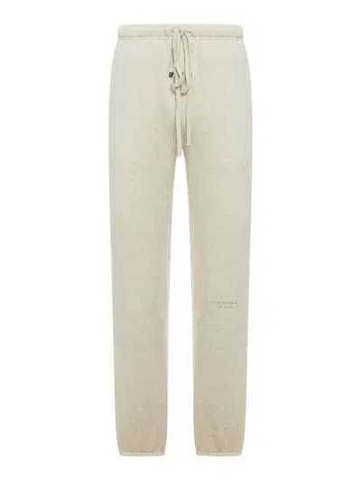 Essentials Cotton Trousers In Neutral