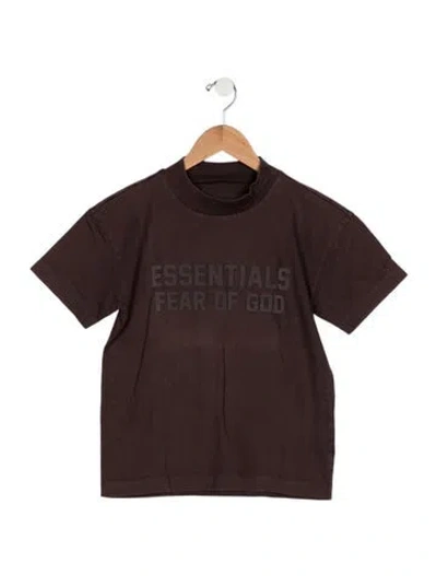 Pre-owned Essentials Kids' Cotton T-shirt In Brown
