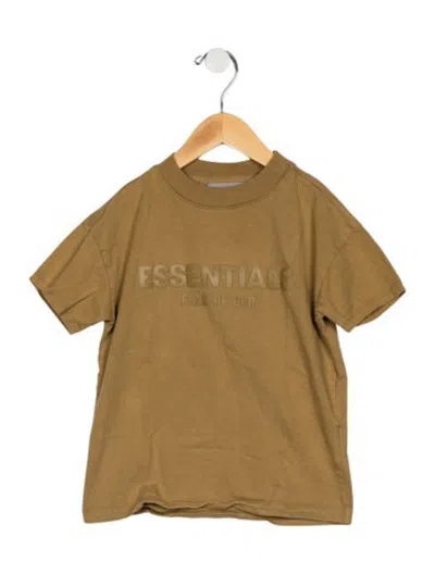 Pre-owned Essentials Babies' Cotton T-shirt In Brown