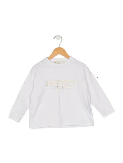 Pre-owned Essentials Babies' Cotton White Long Sleeve Shirt