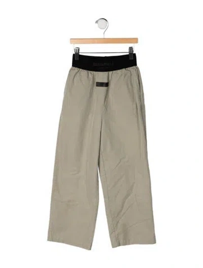 Pre-owned Essentials Kids' Cotton-blend Pants In Neutrals