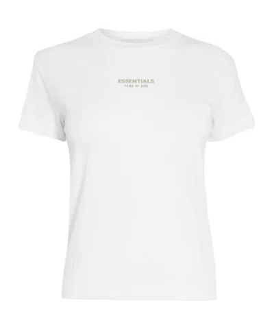 Essentials Crew Neck Logo T-shirt In Red
