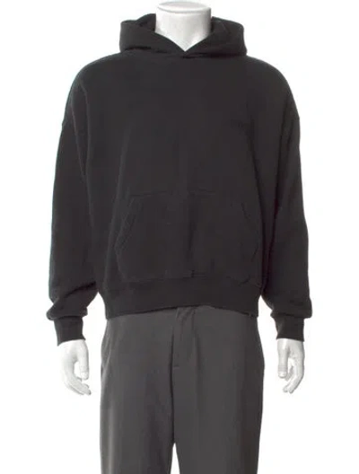 Pre-owned Essentials Crew Neck Long Sleeve Hoodie In Black