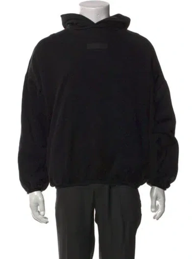 Pre-owned Essentials Crew Neck Long Sleeve Hoodie In Black