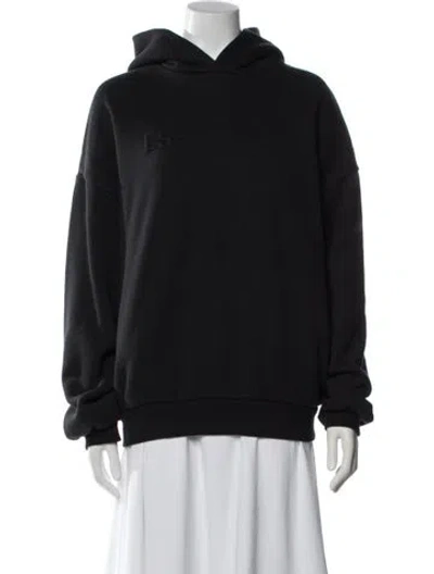 Pre-owned Essentials Crew Neck Long Sleeve Hoodie In Blue