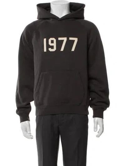 Pre-owned Essentials Crew Neck Long Sleeve Hoodie In Grey