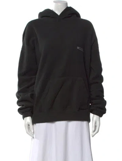 Pre-owned Essentials Crew Neck Long Sleeve Hoodie In Grey