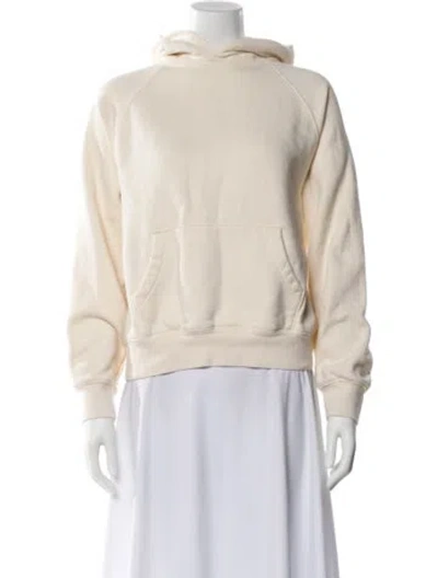 Pre-owned Essentials Crew Neck Long Sleeve Hoodie In Neutral
