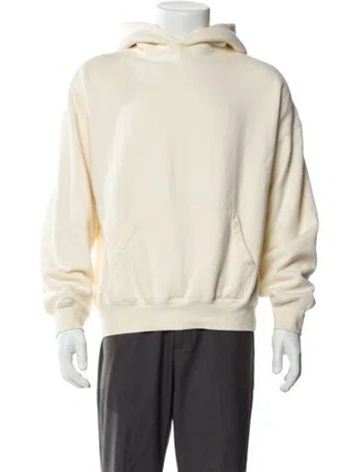 Pre-owned Essentials Crew Neck Long Sleeve Hoodie In Neutral