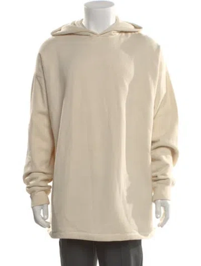Pre-owned Essentials Crew Neck Long Sleeve Hoodie In Neutral