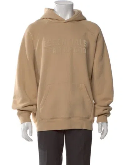 Pre-owned Essentials Crew Neck Long Sleeve Hoodie In Neutral