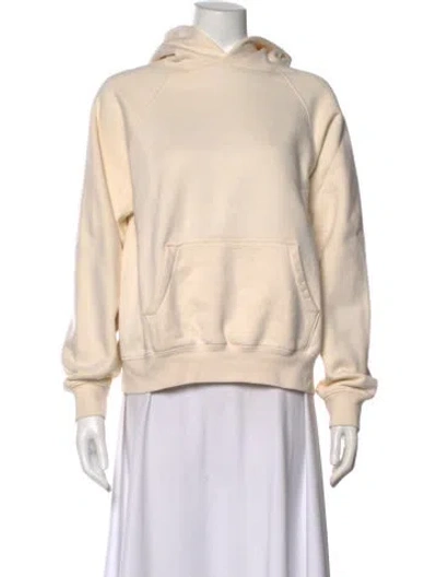 Pre-owned Essentials Crew Neck Long Sleeve Hoodie In Neutral
