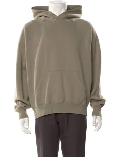 Pre-owned Essentials Crew Neck Long Sleeve Hoodie In Neutral