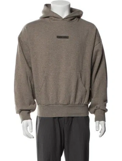 Pre-owned Essentials Crew Neck Long Sleeve Hoodie In Neutral
