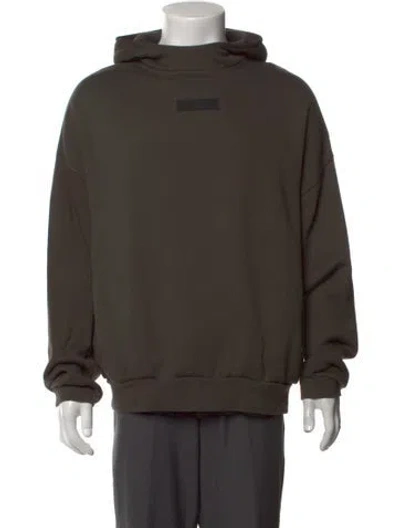 Pre-owned Essentials Crew Neck Long Sleeve Hoodie In Neutrals