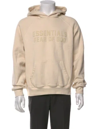 Pre-owned Essentials Crew Neck Long Sleeve Hoodie In Neutrals