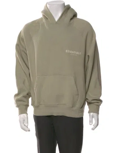 Pre-owned Essentials Crew Neck Long Sleeve Hoodie In Neutrals