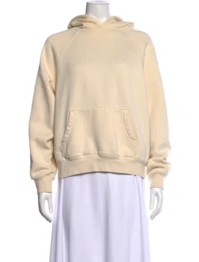 Pre-owned Essentials Crew Neck Long Sleeve Hoodie In Neutrals