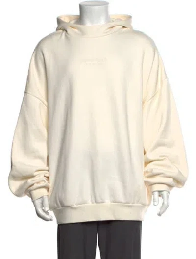Pre-owned Essentials Crew Neck Long Sleeve Hoodie In Neutrals