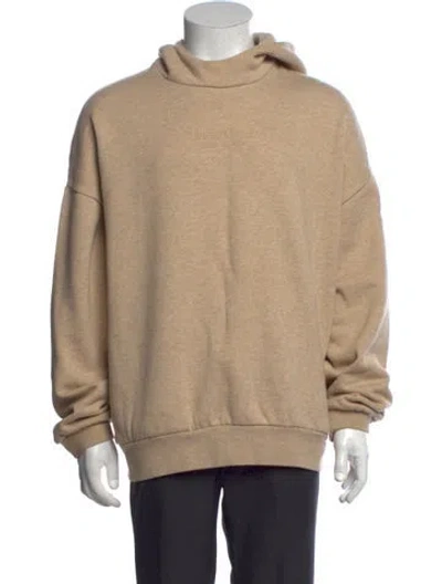 Pre-owned Essentials Crew Neck Long Sleeve Hoodie In Neutrals
