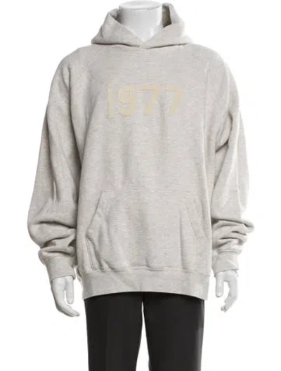 Pre-owned Essentials Crew Neck Long Sleeve Hoodie In Neutrals
