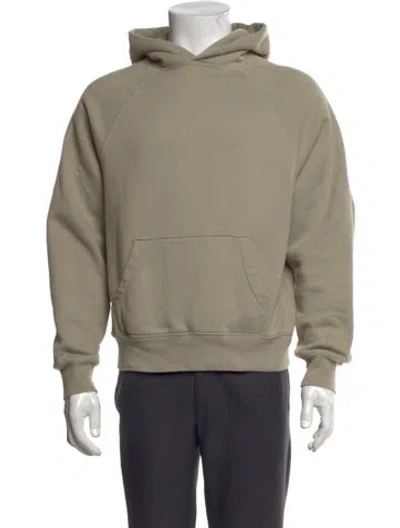 Pre-owned Essentials Crew Neck Long Sleeve Hoodie In Neutrals