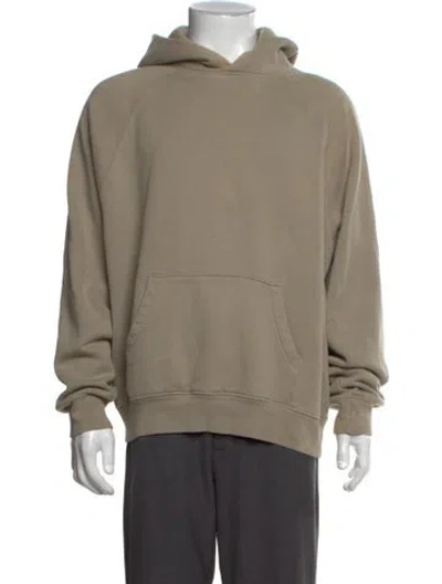 Pre-owned Essentials Crew Neck Long Sleeve Hoodie In Neutrals