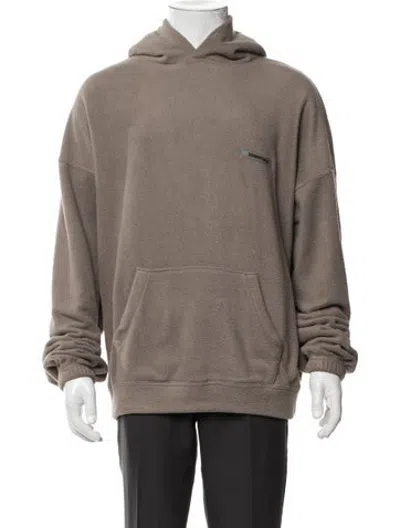 Pre-owned Essentials Crew Neck Long Sleeve Hoodie In Neutrals