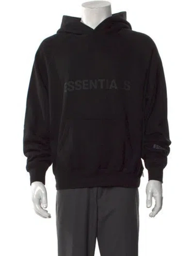 Pre-owned Essentials Crew Neck Long Sleeve Hoodie W/ Tags In Black