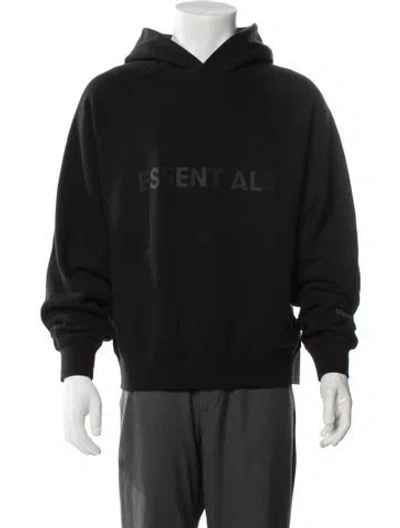 Pre-owned Essentials Crew Neck Long Sleeve Hoodie W/ Tags In Black