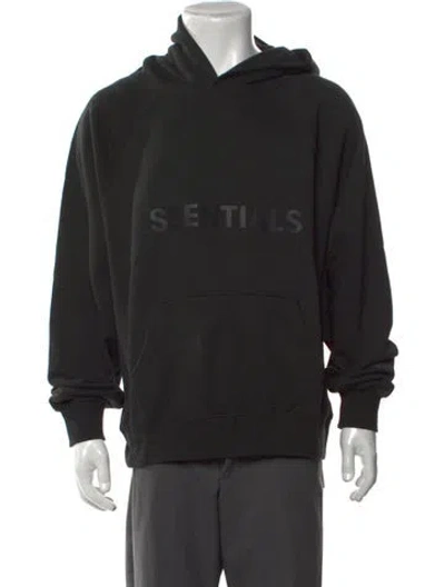 Pre-owned Essentials Crew Neck Long Sleeve Hoodie W/ Tags In Black