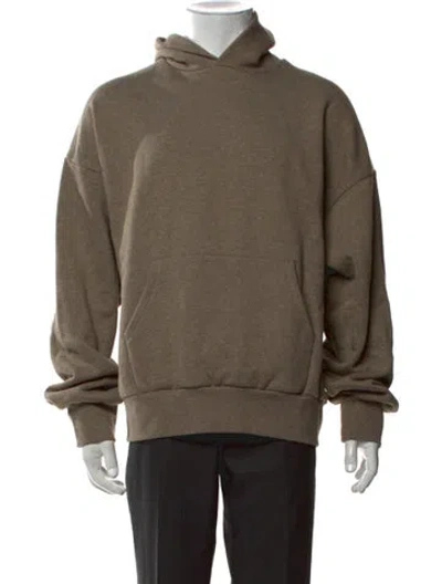Pre-owned Essentials Crew Neck Long Sleeve Hoodie W/ Tags In Brown