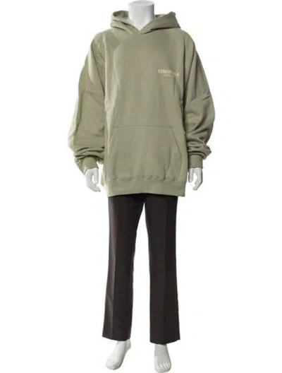 Pre-owned Essentials Crew Neck Long Sleeve Hoodie W/ Tags In Green